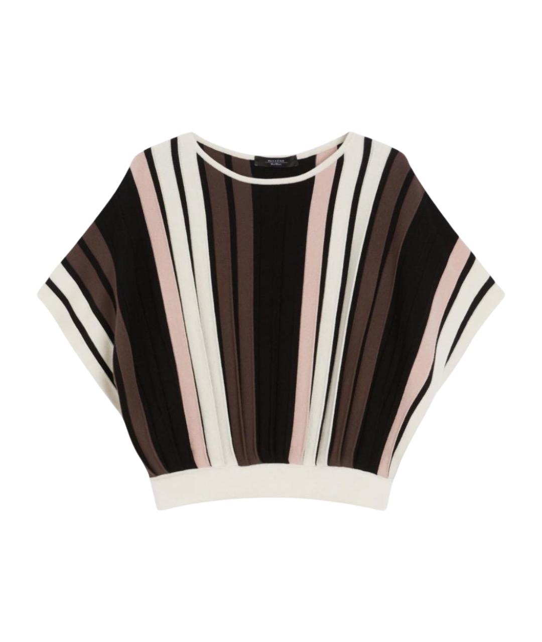 WEEKEND MAX MARA Мульти вискозная футболка, фото 1