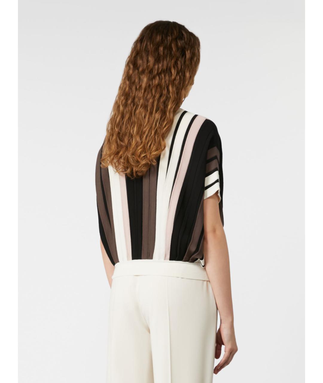 WEEKEND MAX MARA Мульти вискозная футболка, фото 3
