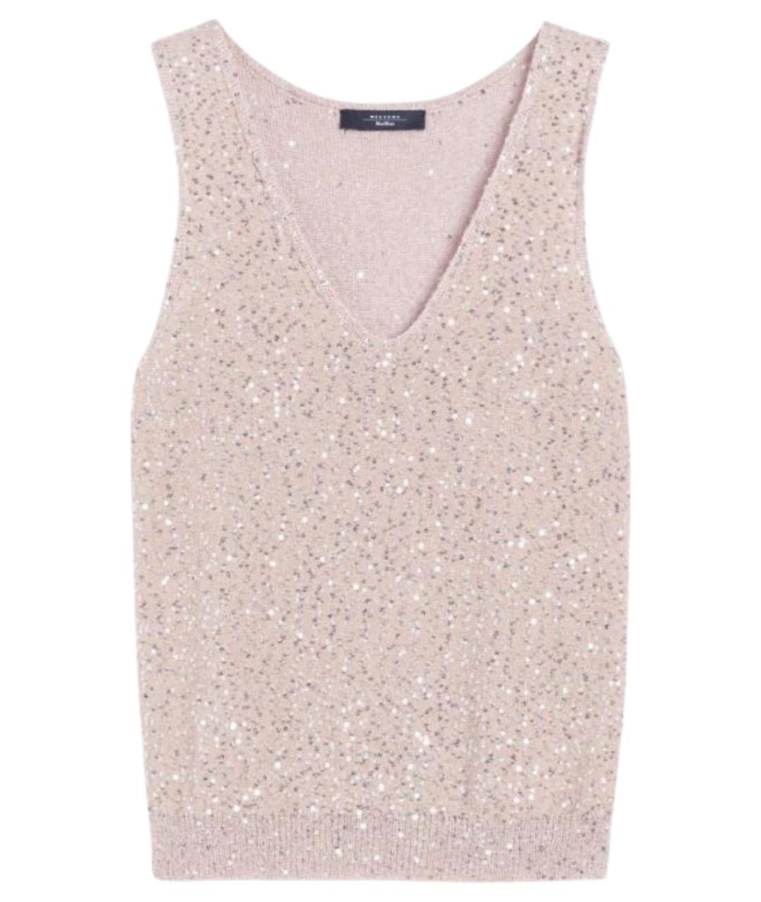 WEEKEND MAX MARA Розовая майка, фото 1