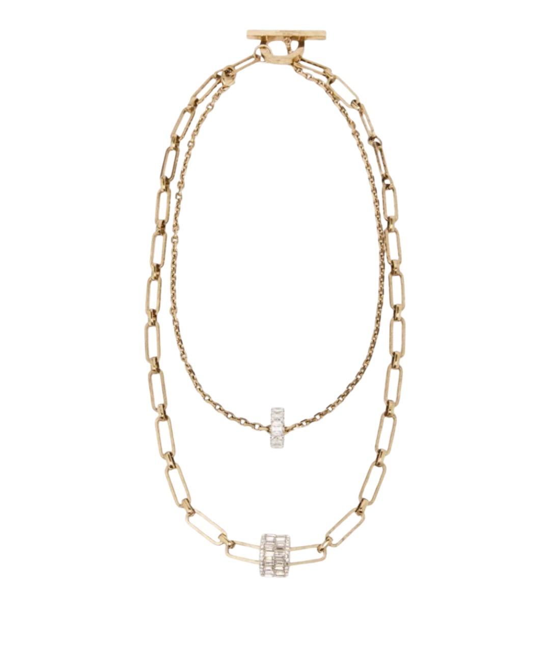 WEEKEND MAX MARA Золотая металлическая подвеска, фото 1