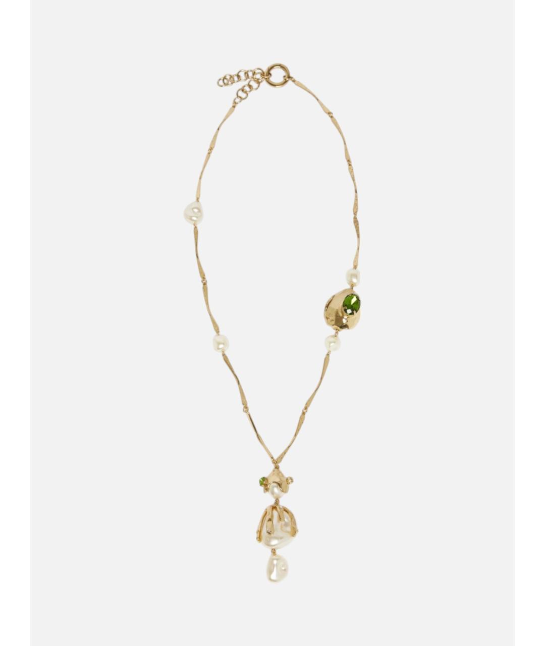 WEEKEND MAX MARA Золотая металлическая подвеска, фото 3