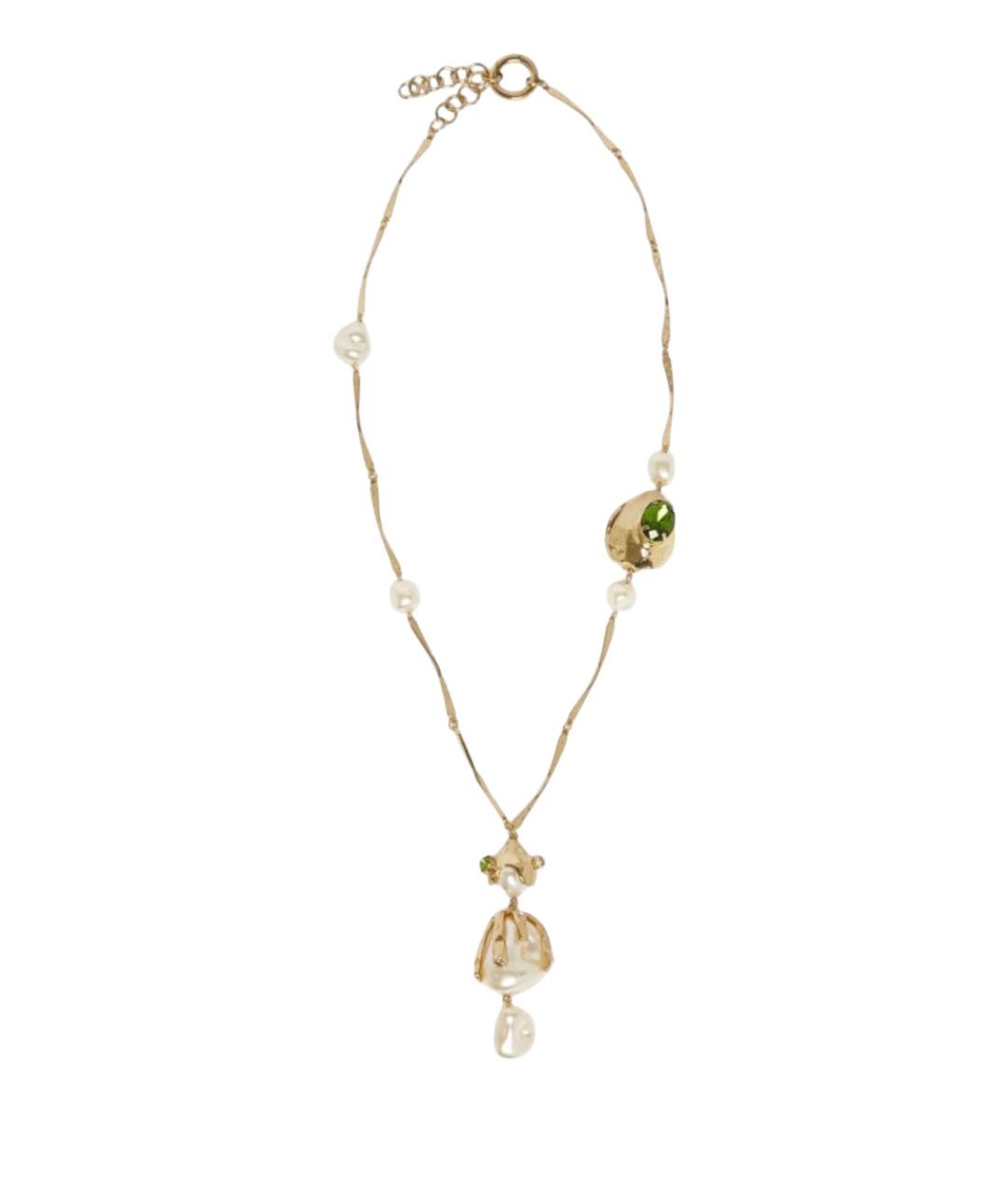 WEEKEND MAX MARA Золотая металлическая подвеска, фото 1