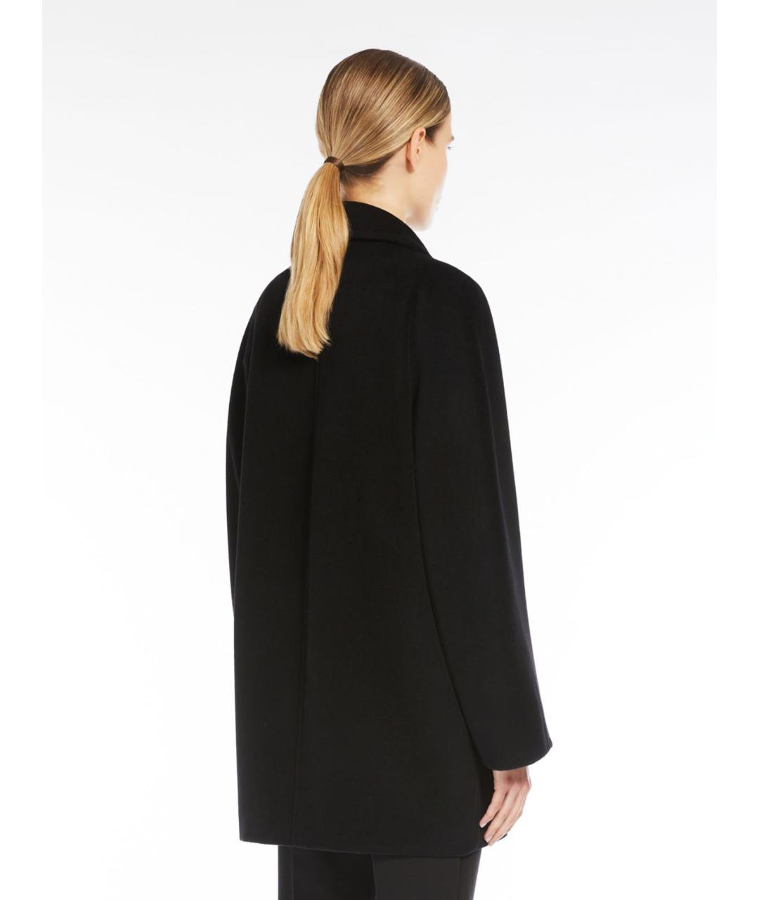 MAX MARA Черное шерстяное пальто, фото 3