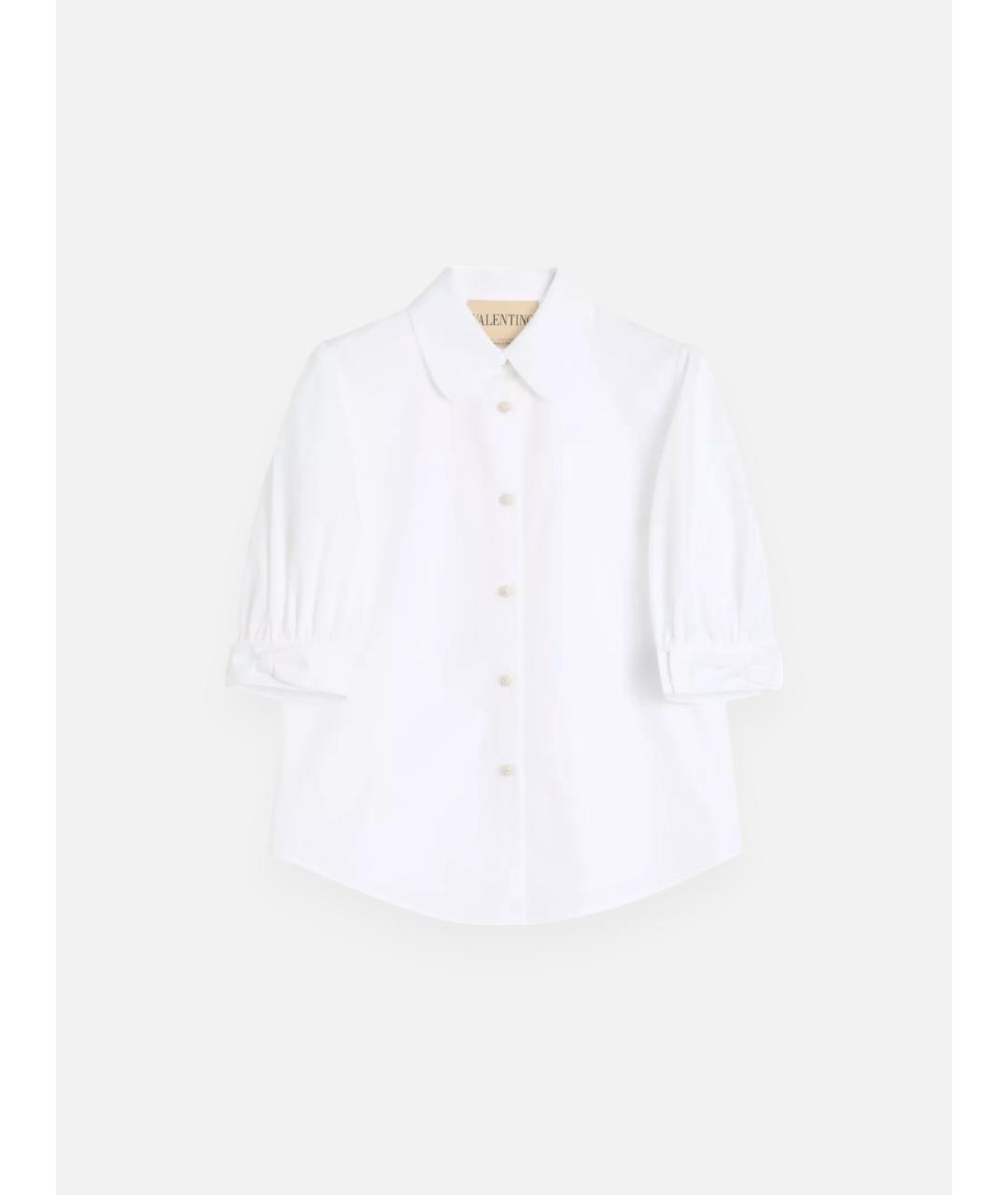VALENTINO Белая хлопковая рубашка, фото 6