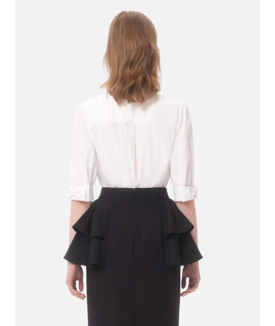 VALENTINO Белая хлопковая рубашка, фото 4