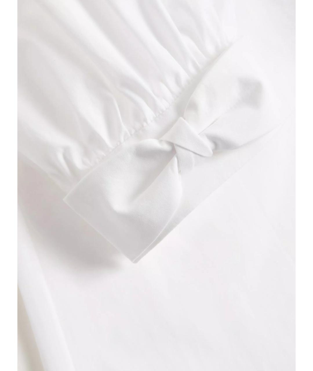 VALENTINO Белая хлопковая рубашка, фото 5