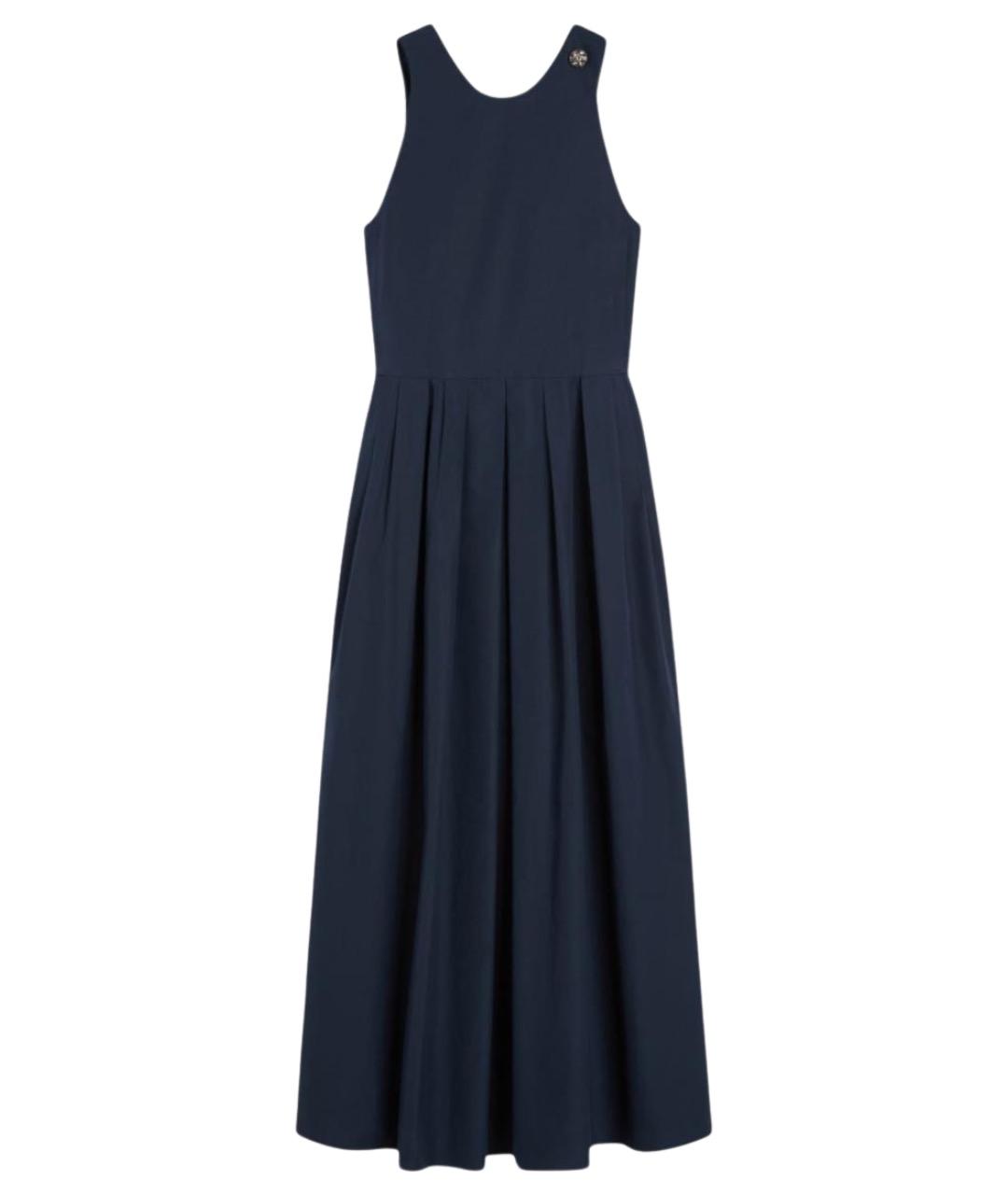 'S MAX MARA Синее хлопковое повседневное платье, фото 1