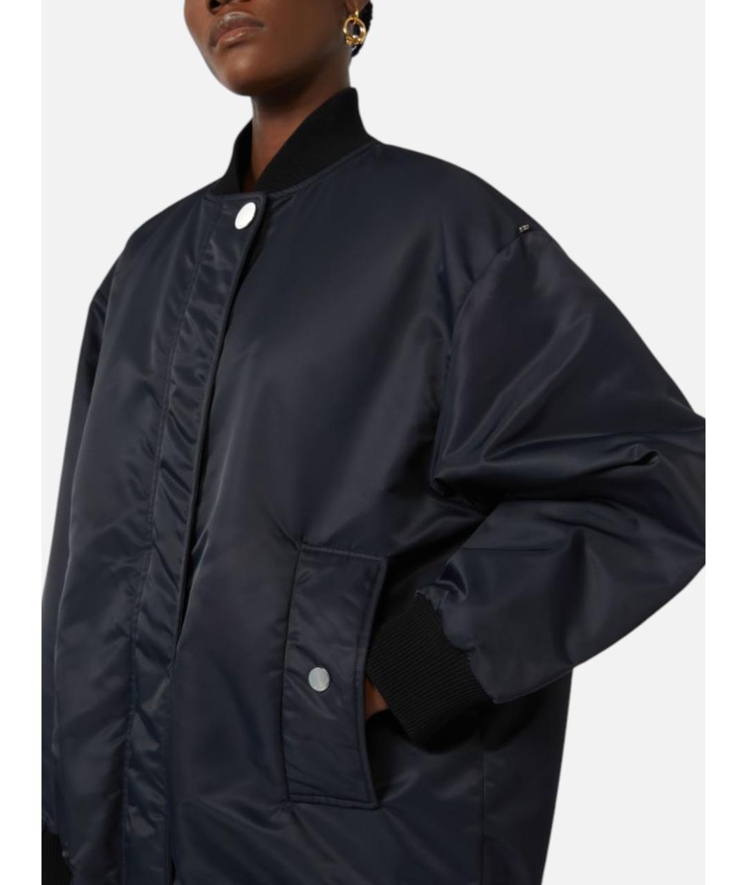 SPORTMAX Синяя полиамидовая куртка, фото 3