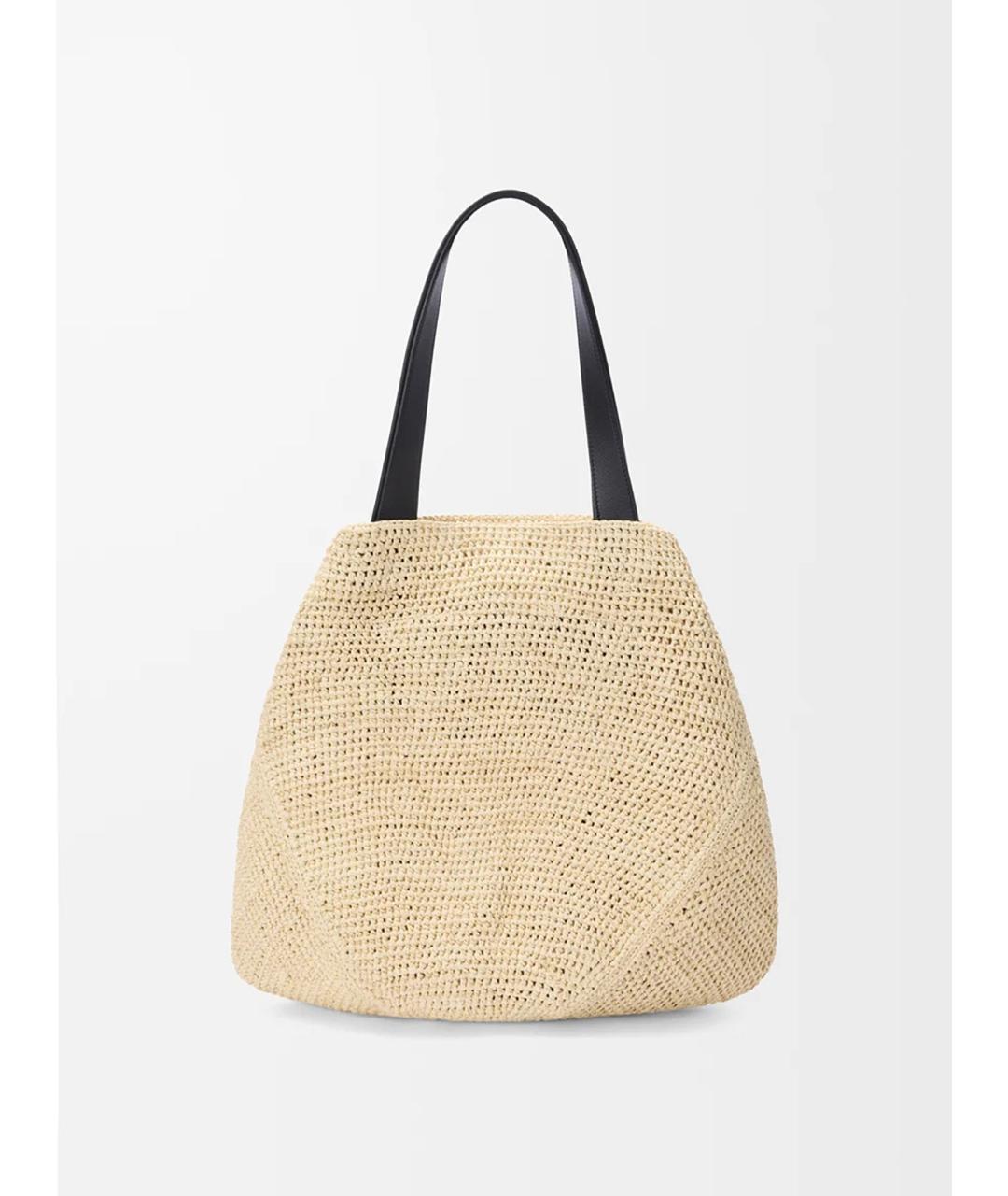 LOEWE Бежевая сумка тоут, фото 4