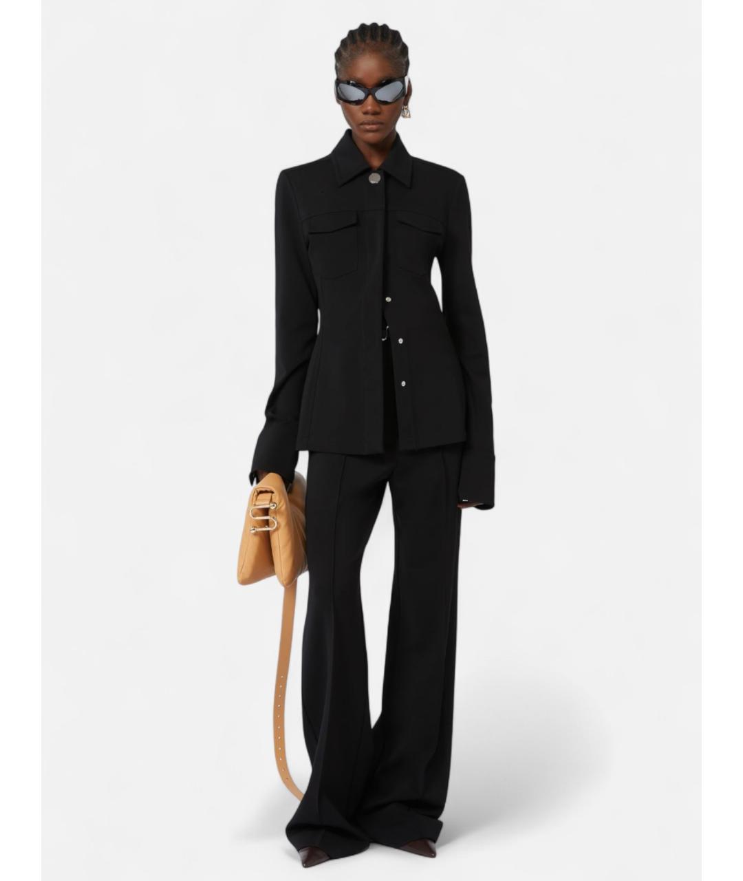 SPORTMAX Черная вискозная куртка, фото 2