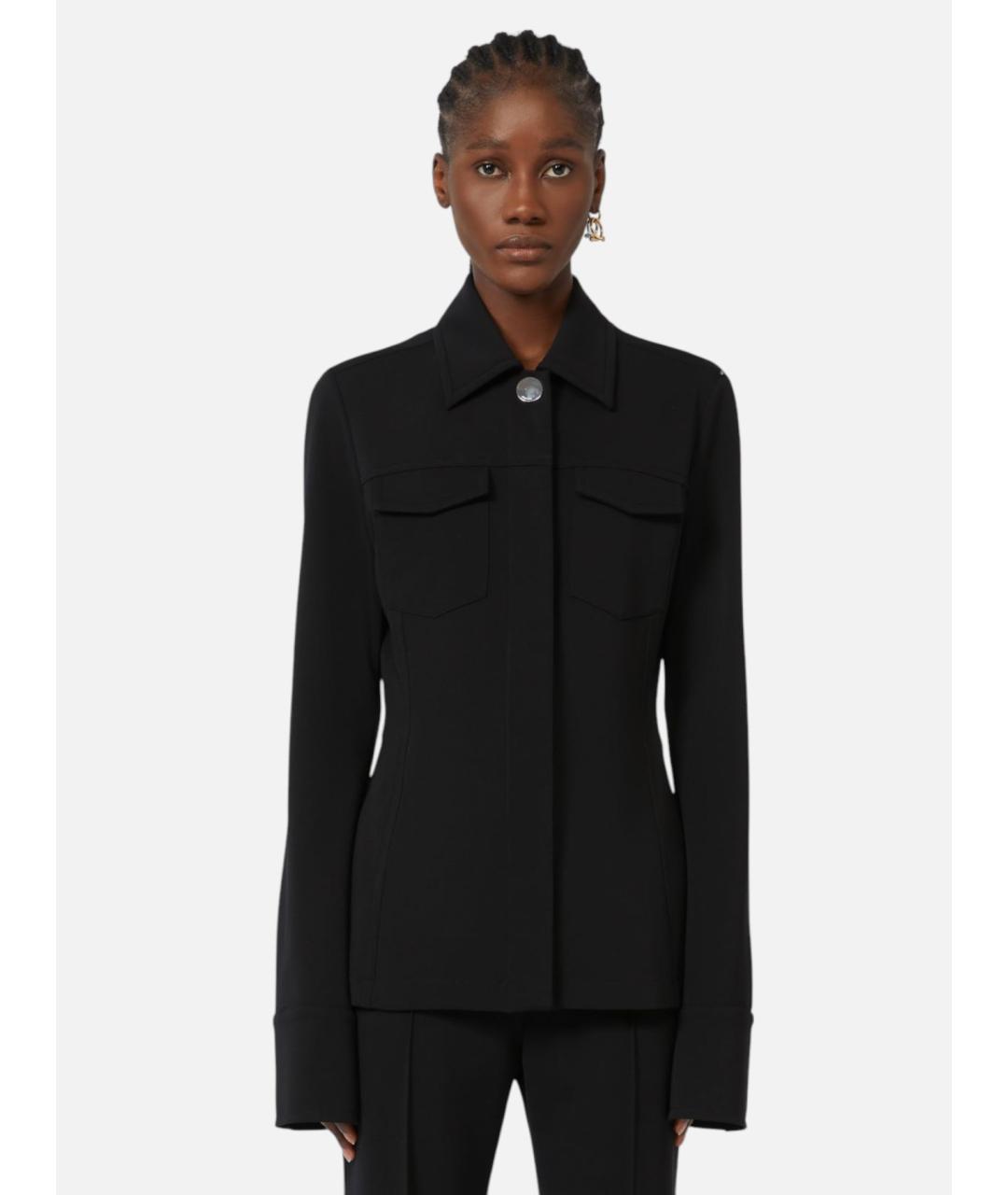 SPORTMAX Черная вискозная куртка, фото 4