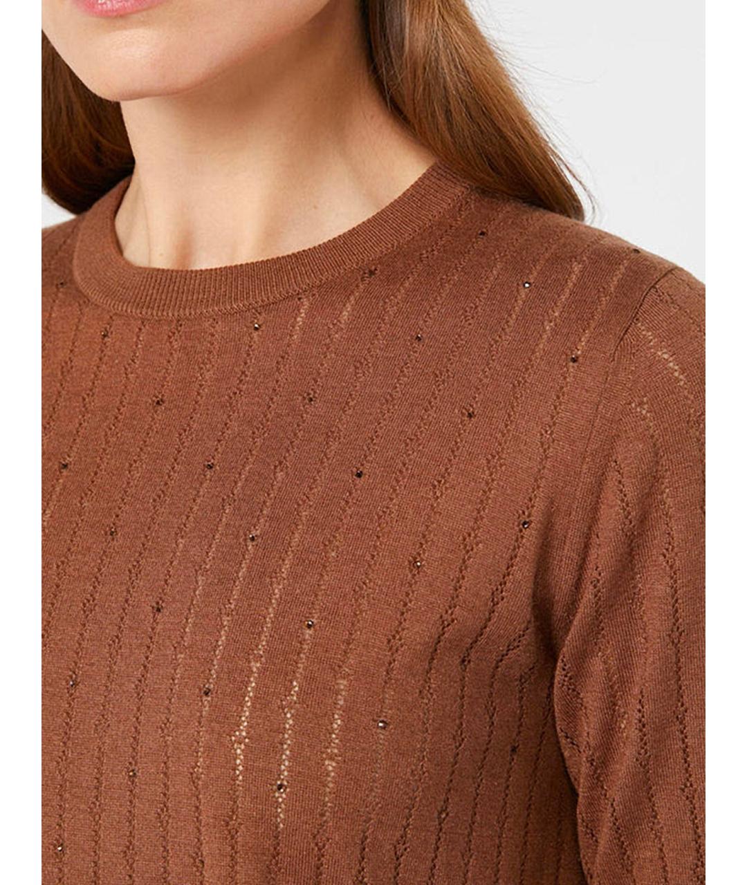 MAX MARA STUDIO Шелковый джемпер / свитер, фото 4