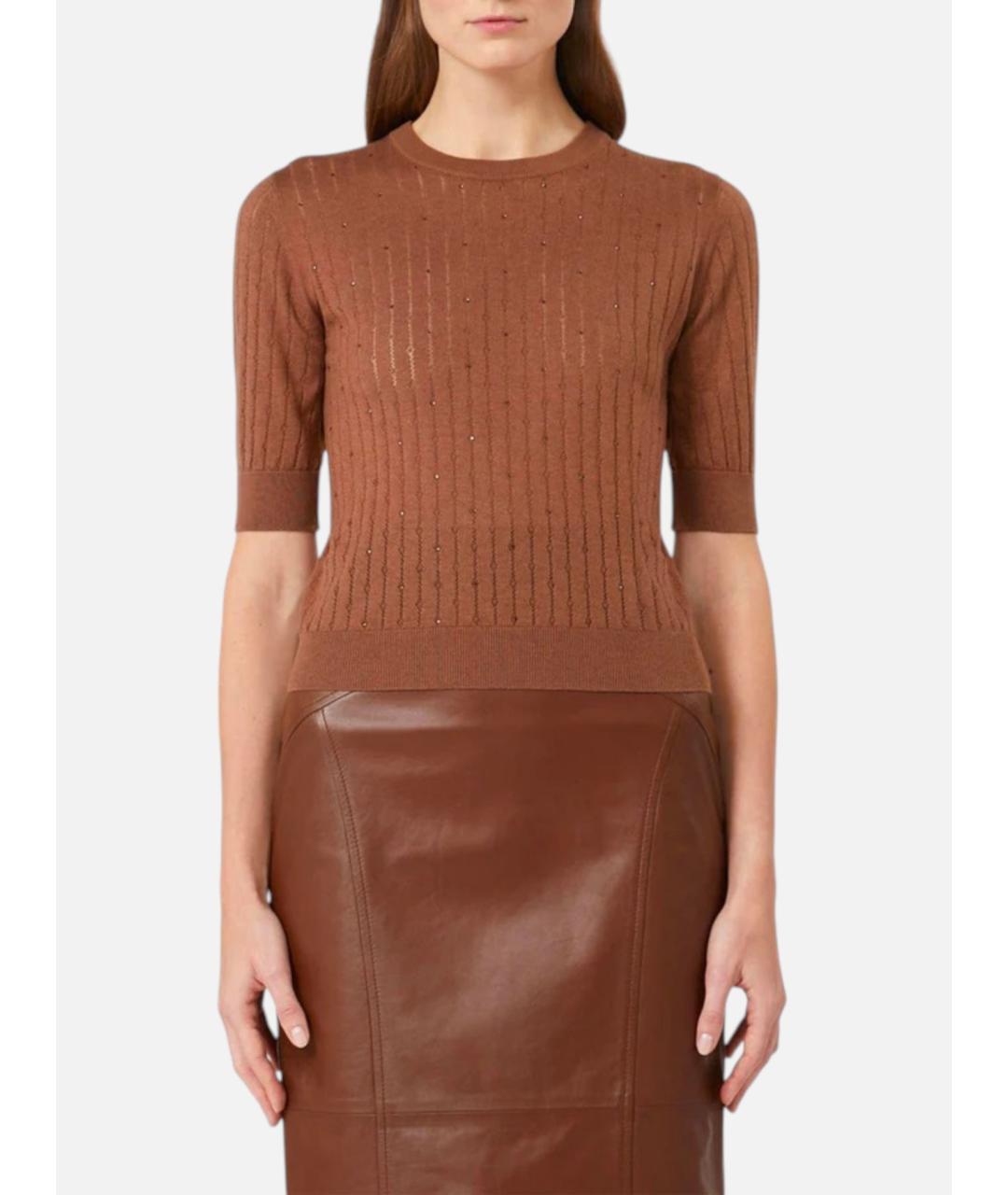 MAX MARA STUDIO Шелковый джемпер / свитер, фото 2