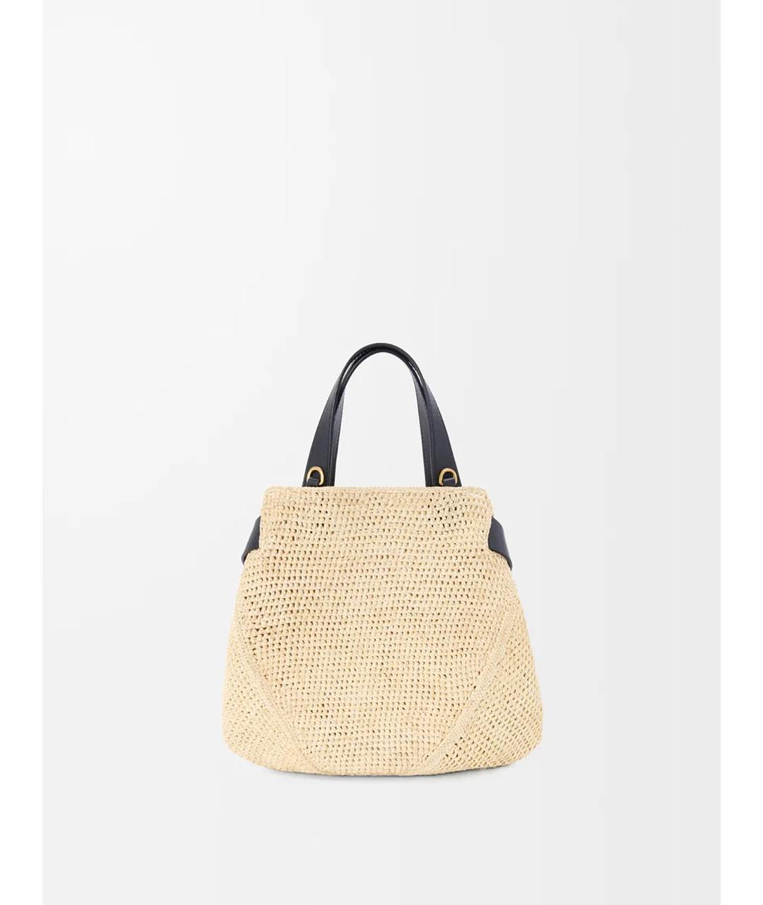 LOEWE Бежевая сумка тоут, фото 4