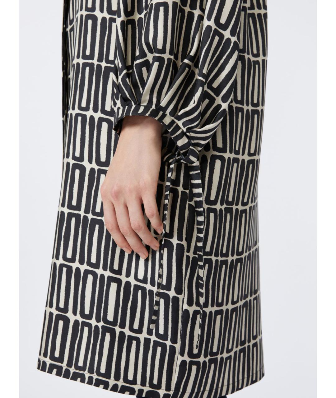 'S MAX MARA Мульти шелковое повседневное платье, фото 3