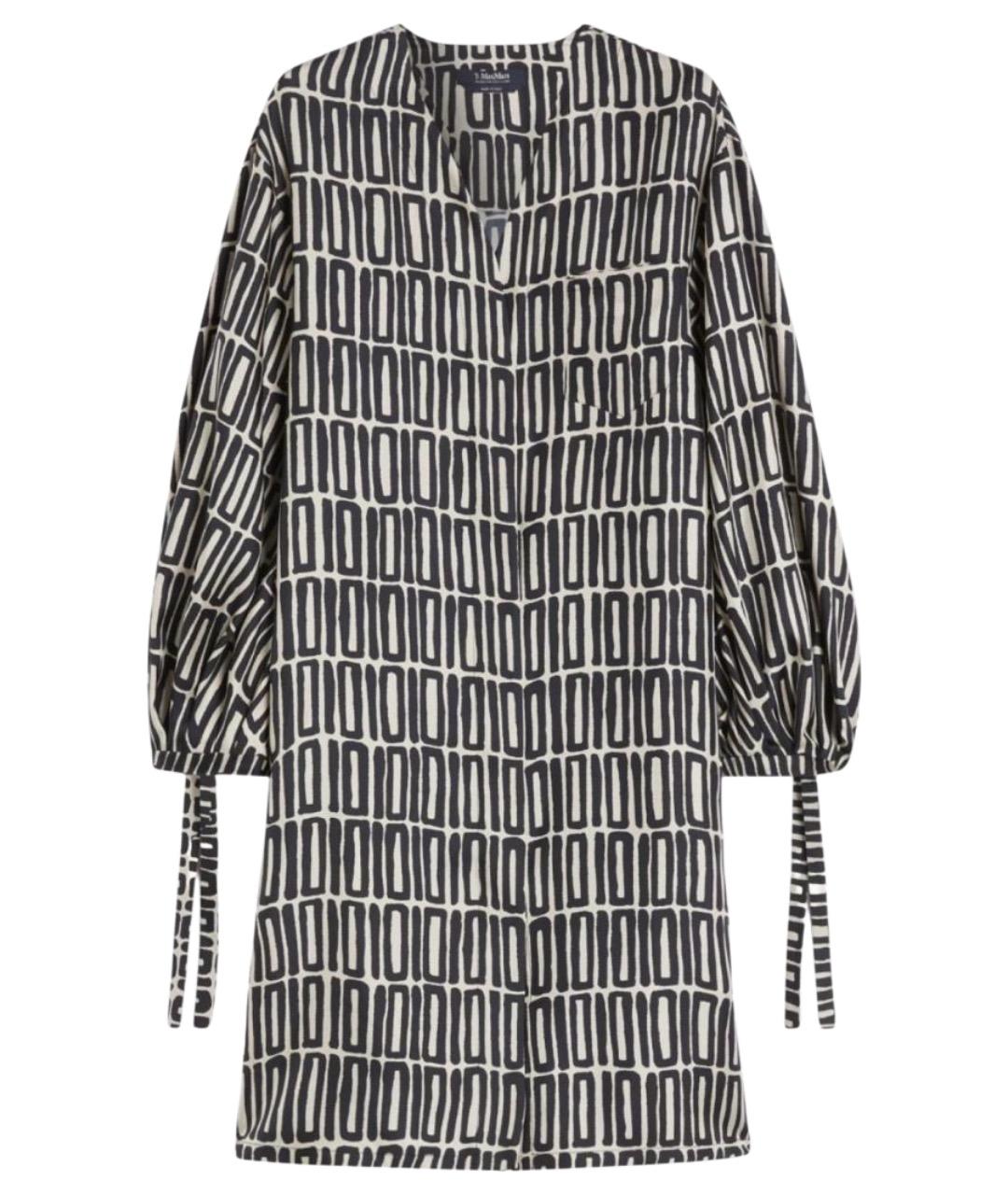 'S MAX MARA Мульти шелковое повседневное платье, фото 1