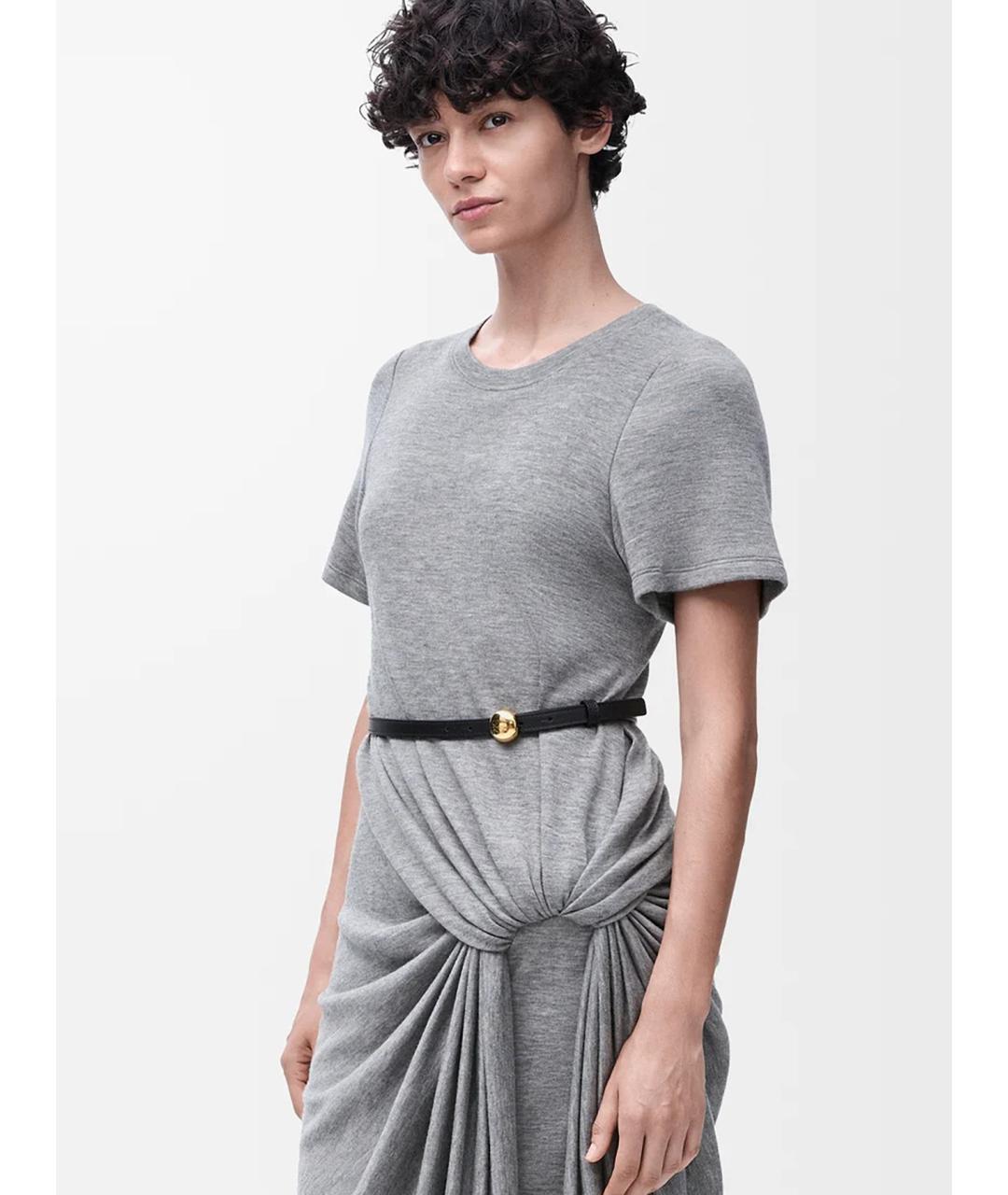 LOEWE Коричневый кожаный ремень, фото 3