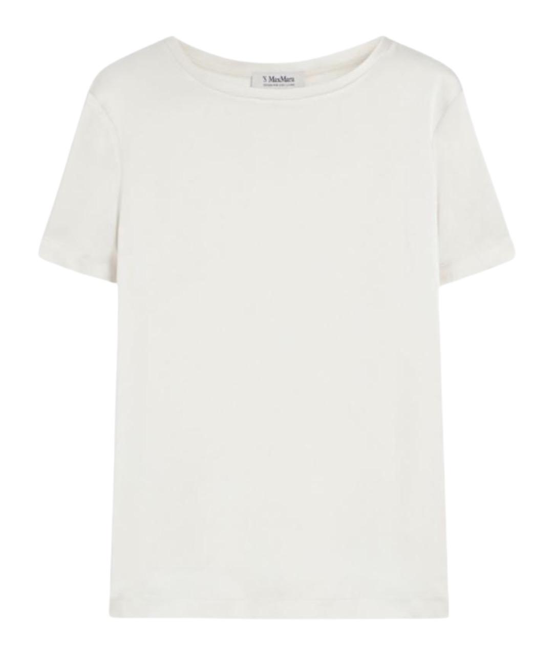 'S MAX MARA Белая футболка, фото 1