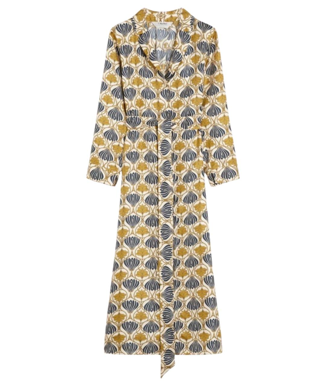 'S MAX MARA Мульти шелковое повседневное платье, фото 1