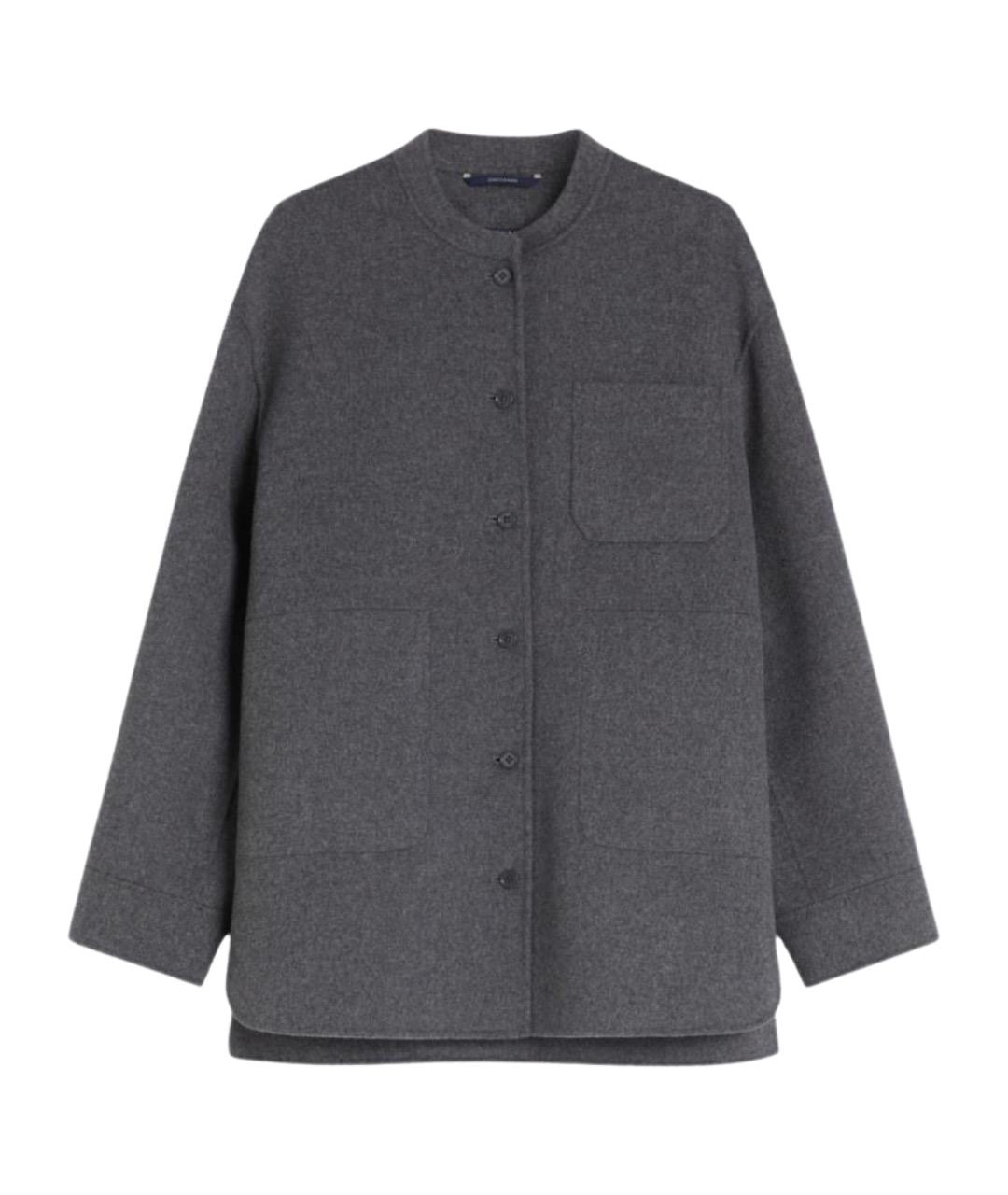 'S MAX MARA Серая шерстяная куртка, фото 1