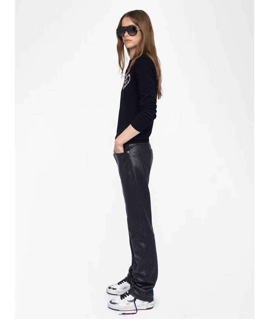 ZADIG & VOLTAIRE Черный шерстяной джемпер / свитер, фото 4