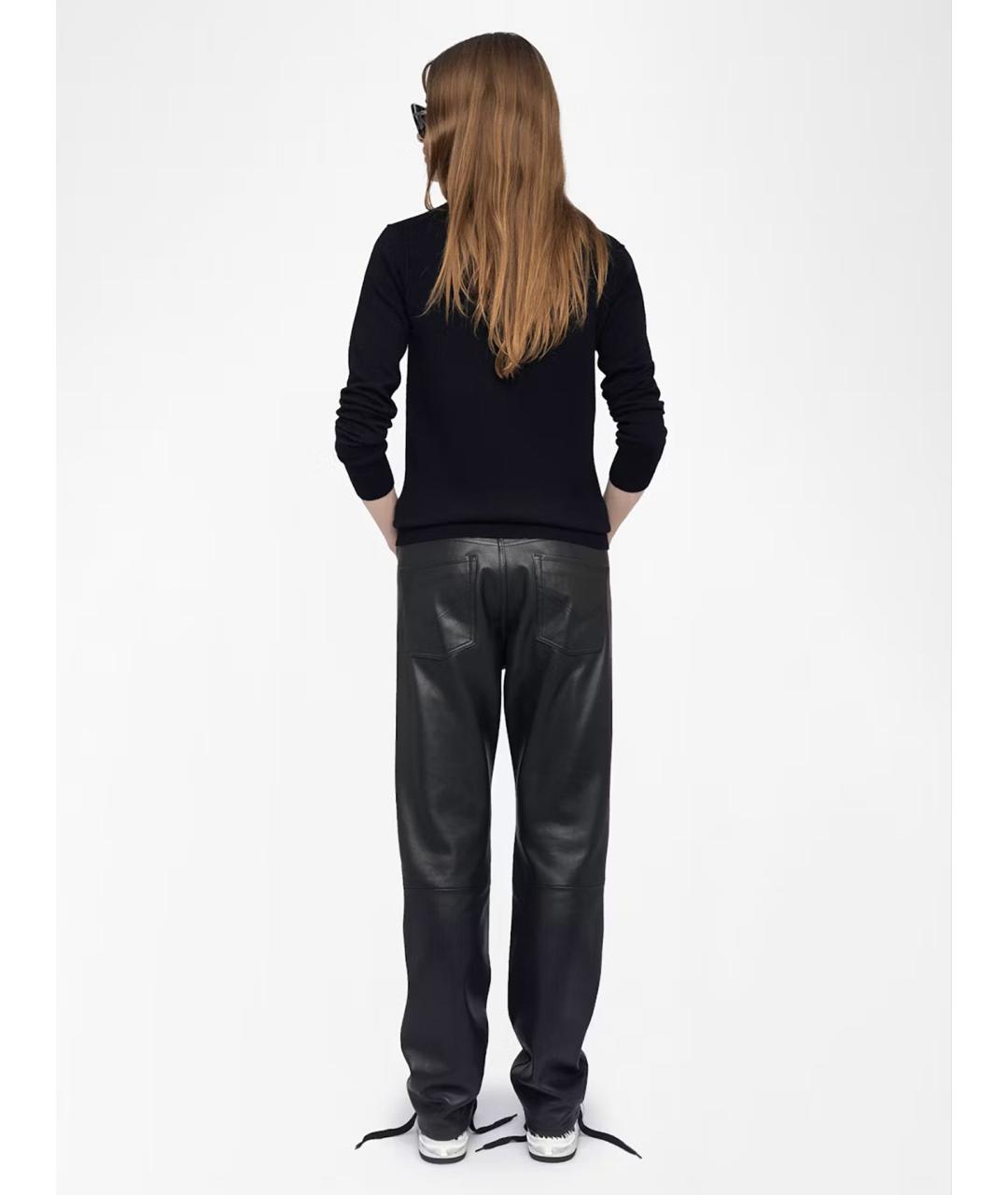 ZADIG & VOLTAIRE Черный шерстяной джемпер / свитер, фото 3