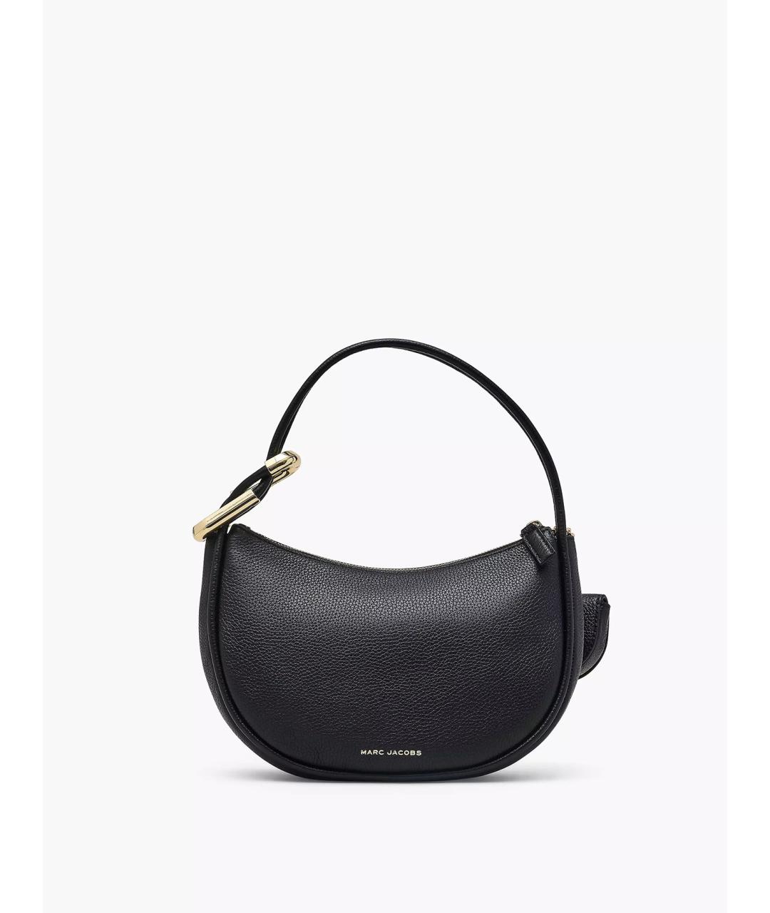 MARC JACOBS Черная кожаная сумка через плечо, фото 3