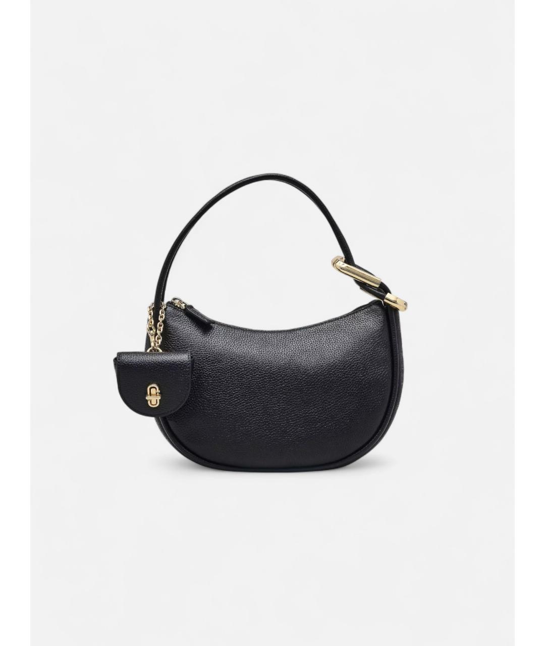 MARC JACOBS Черная кожаная сумка через плечо, фото 7