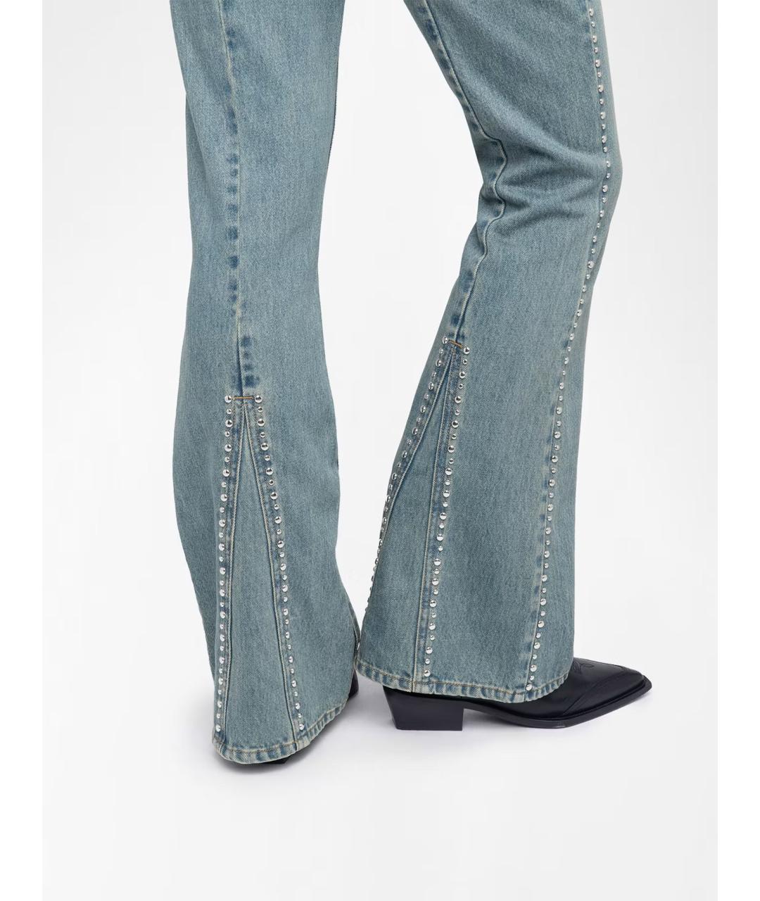 ZADIG & VOLTAIRE Хлопковые джинсы клеш, фото 6