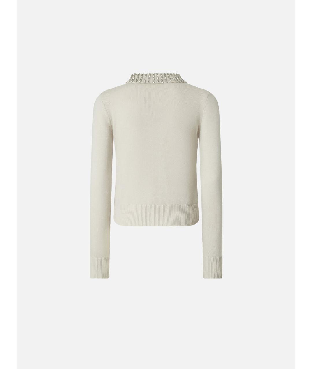 PINKO Белый полиамидовый джемпер / свитер, фото 6