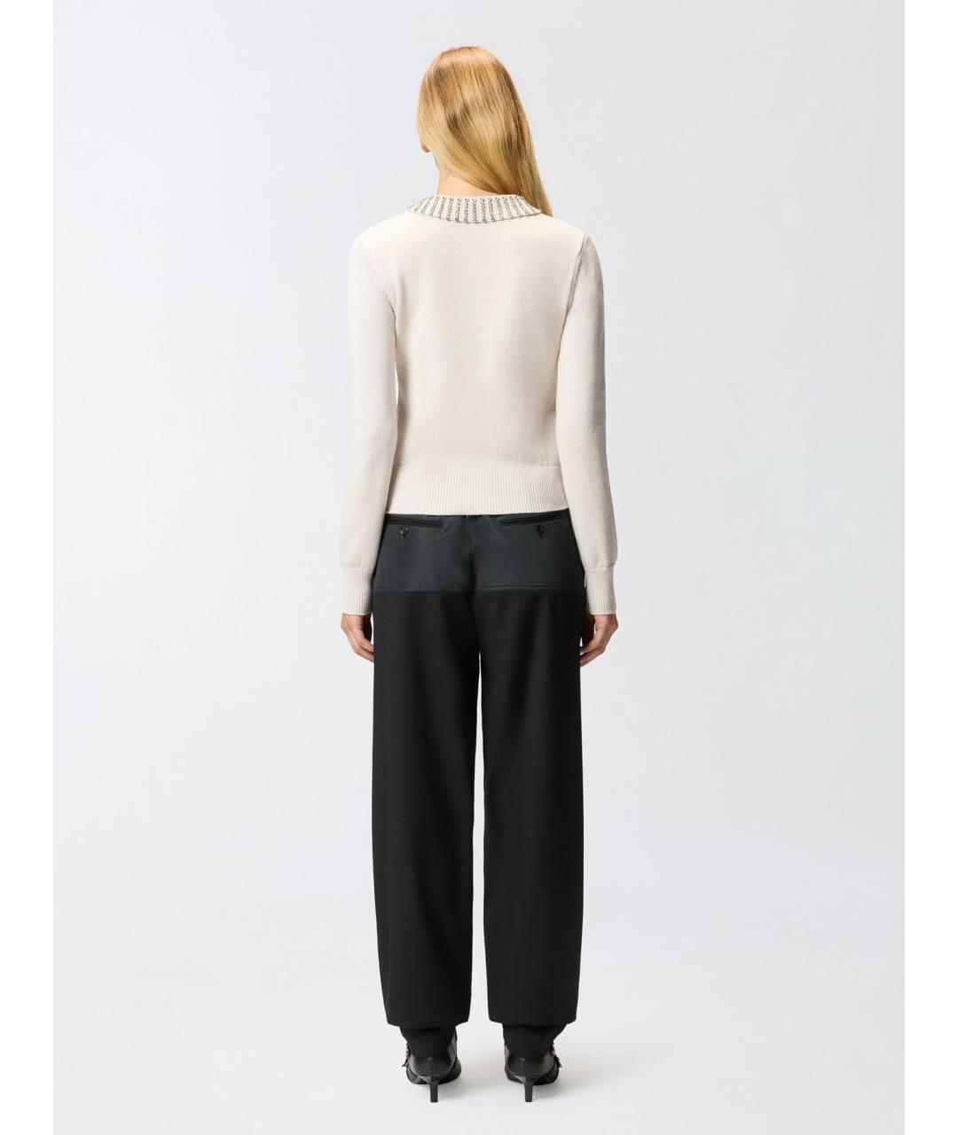 PINKO Белый полиамидовый джемпер / свитер, фото 4