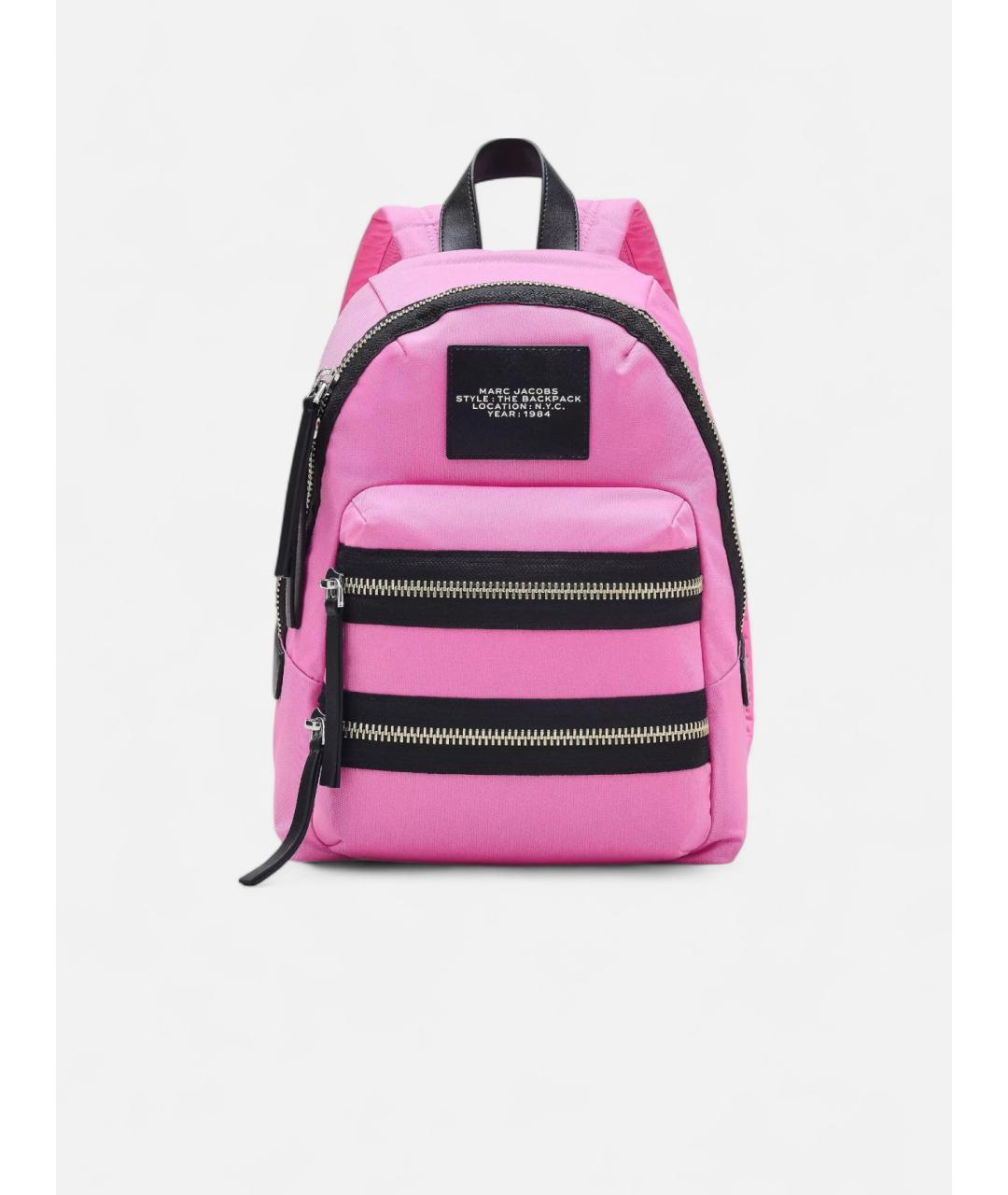 MARC JACOBS Розовый синтетический рюкзак, фото 6
