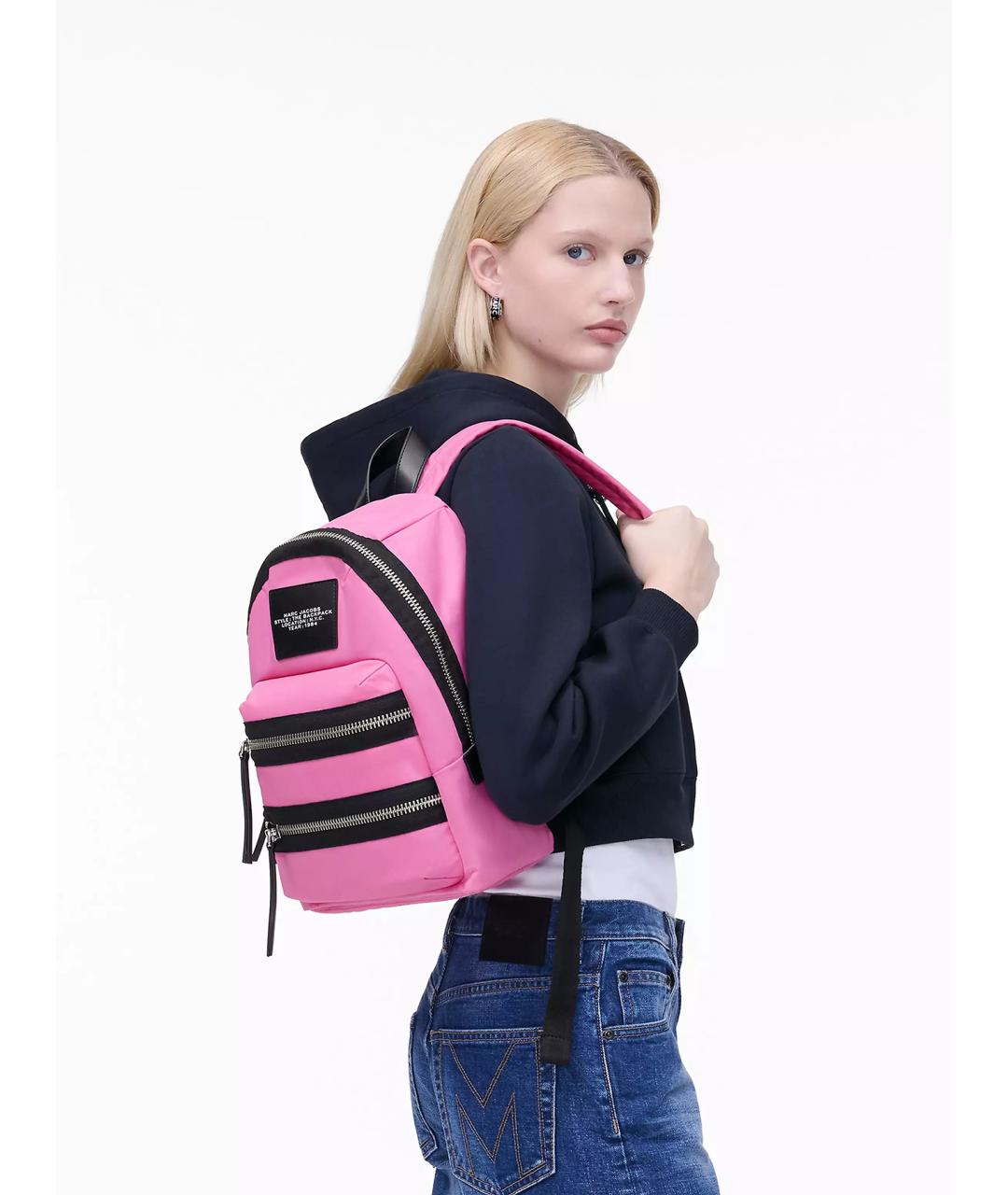 MARC JACOBS Розовый синтетический рюкзак, фото 2