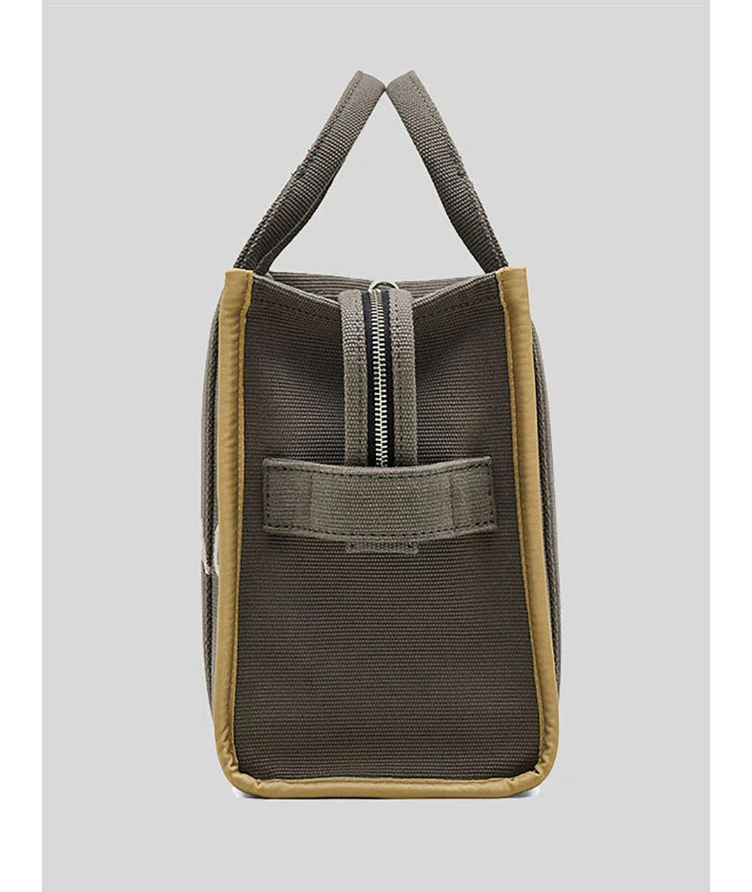 MARC JACOBS Хаки тканевая сумка тоут, фото 4