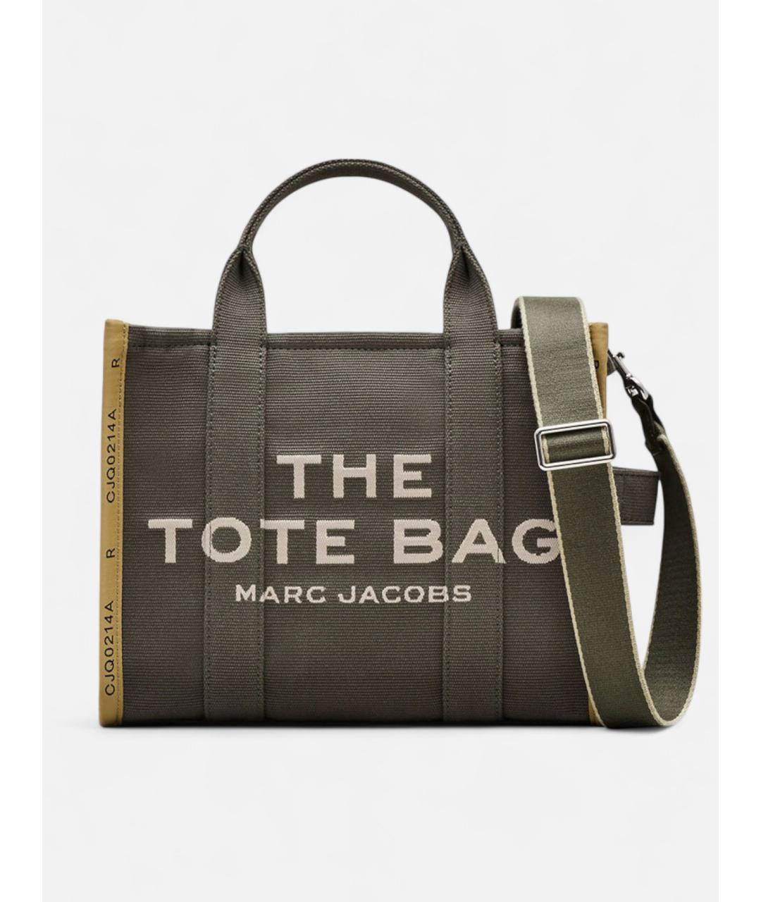 MARC JACOBS Хаки тканевая сумка тоут, фото 7