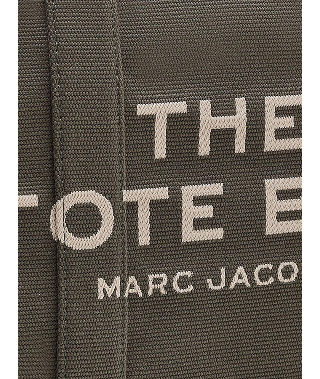 MARC JACOBS Хаки тканевая сумка тоут, фото 5