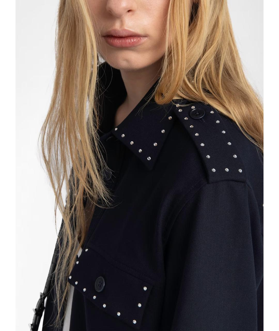 ZADIG & VOLTAIRE Черная полиэстеровая рубашка, фото 7