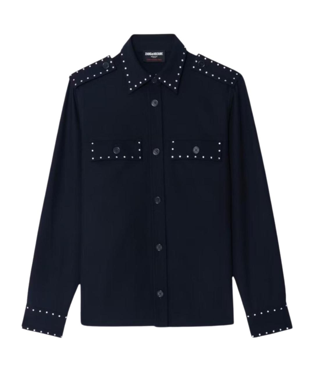 ZADIG & VOLTAIRE Черная полиэстеровая рубашка, фото 1