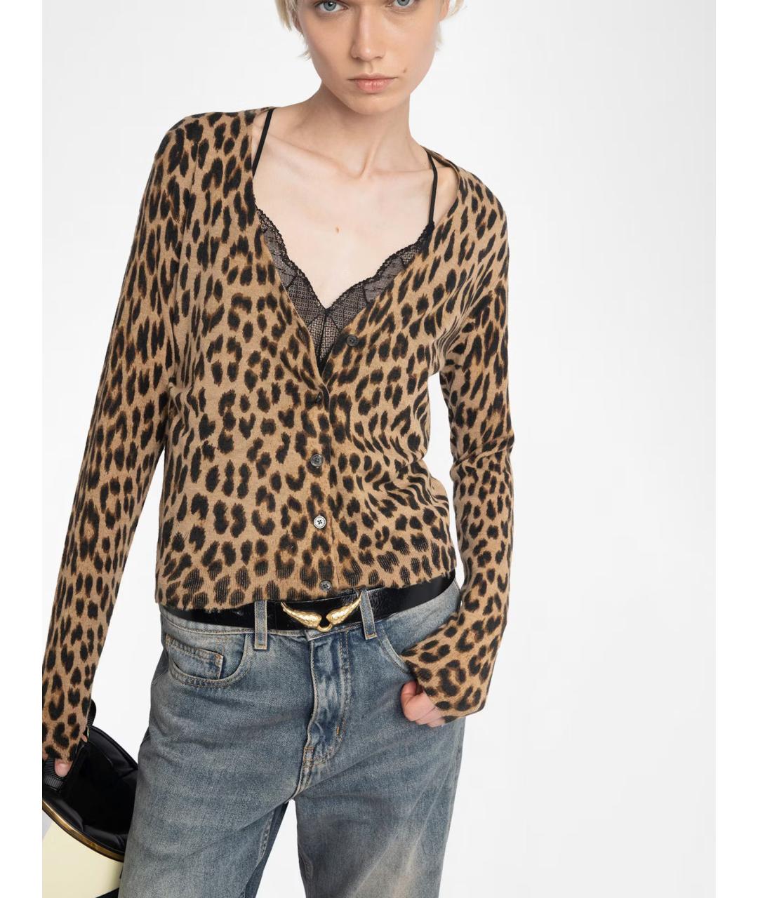 ZADIG & VOLTAIRE Мульти кашемировый кардиган, фото 3