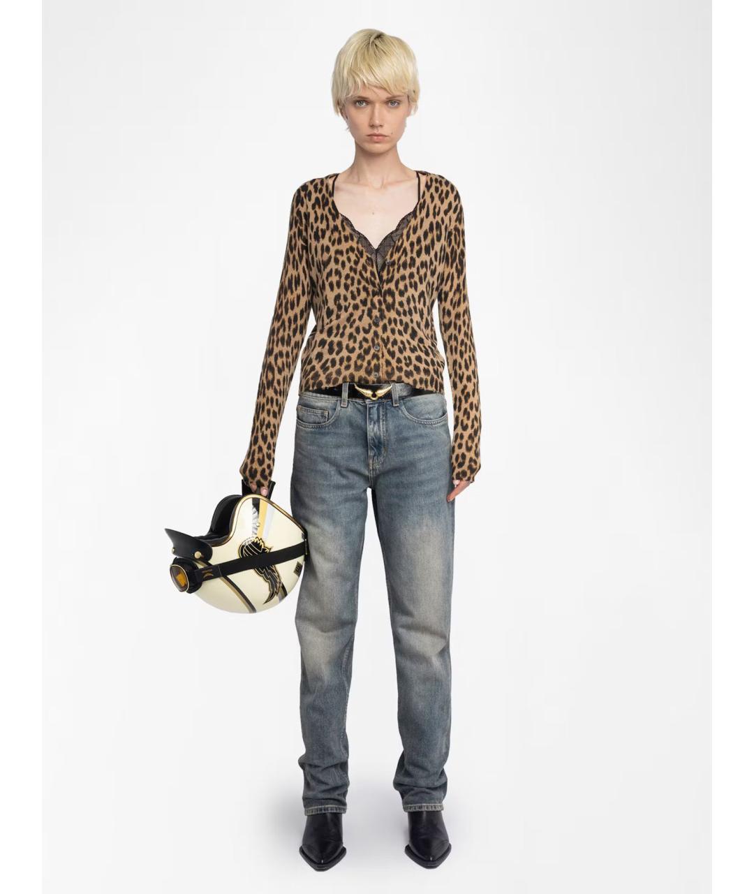 ZADIG & VOLTAIRE Мульти кашемировый кардиган, фото 2