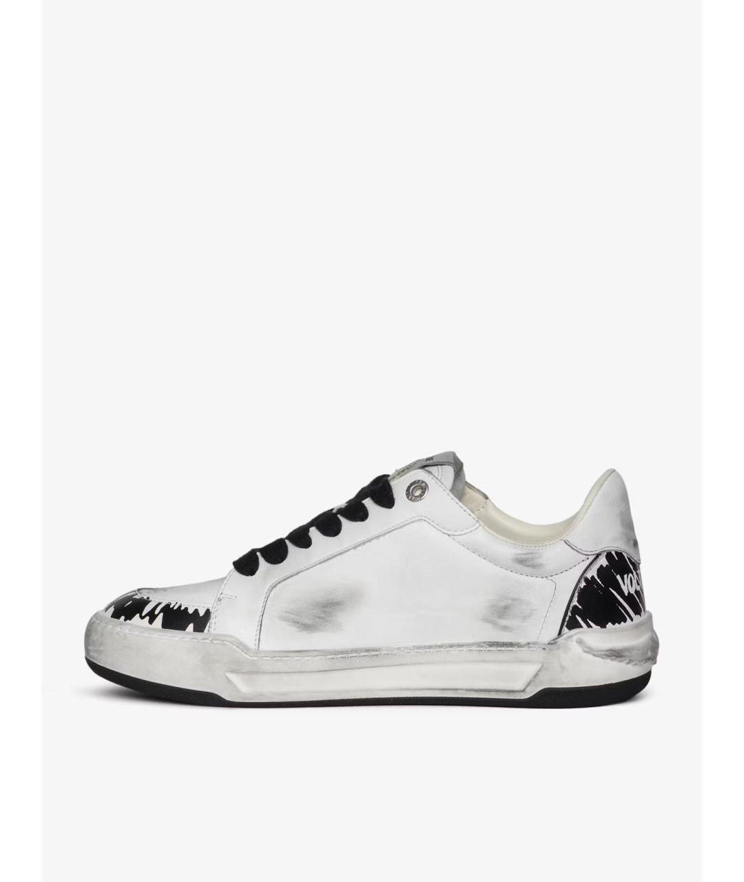 ZADIG & VOLTAIRE Серые кожаные кеды, фото 3