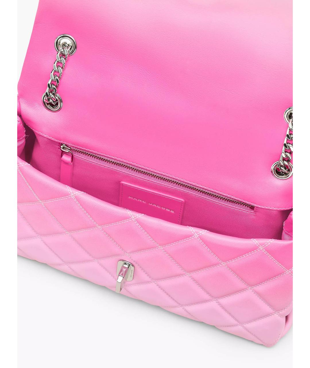 MARC JACOBS Розовая кожаная сумка тоут, фото 4