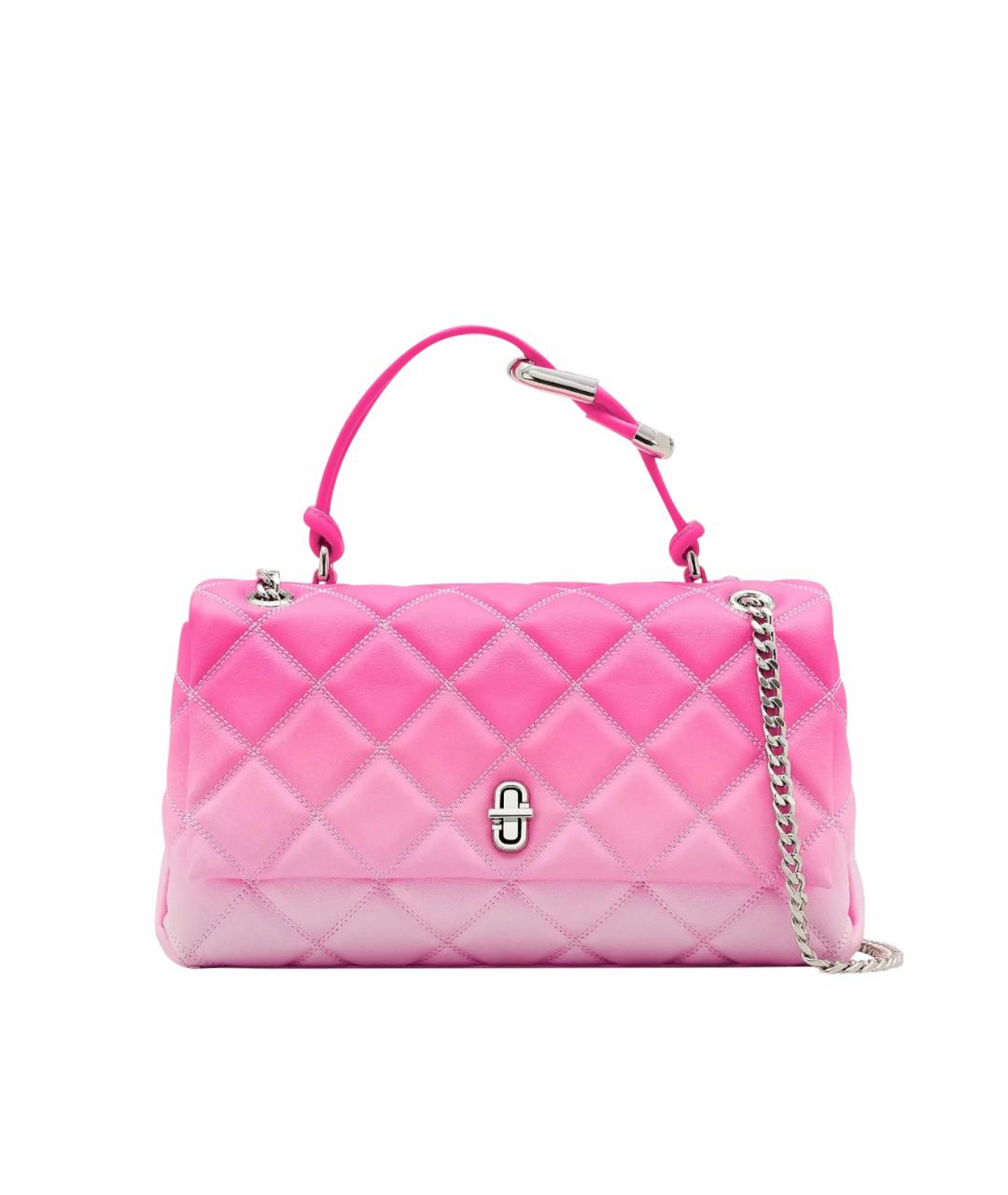 MARC JACOBS Розовая кожаная сумка тоут, фото 9