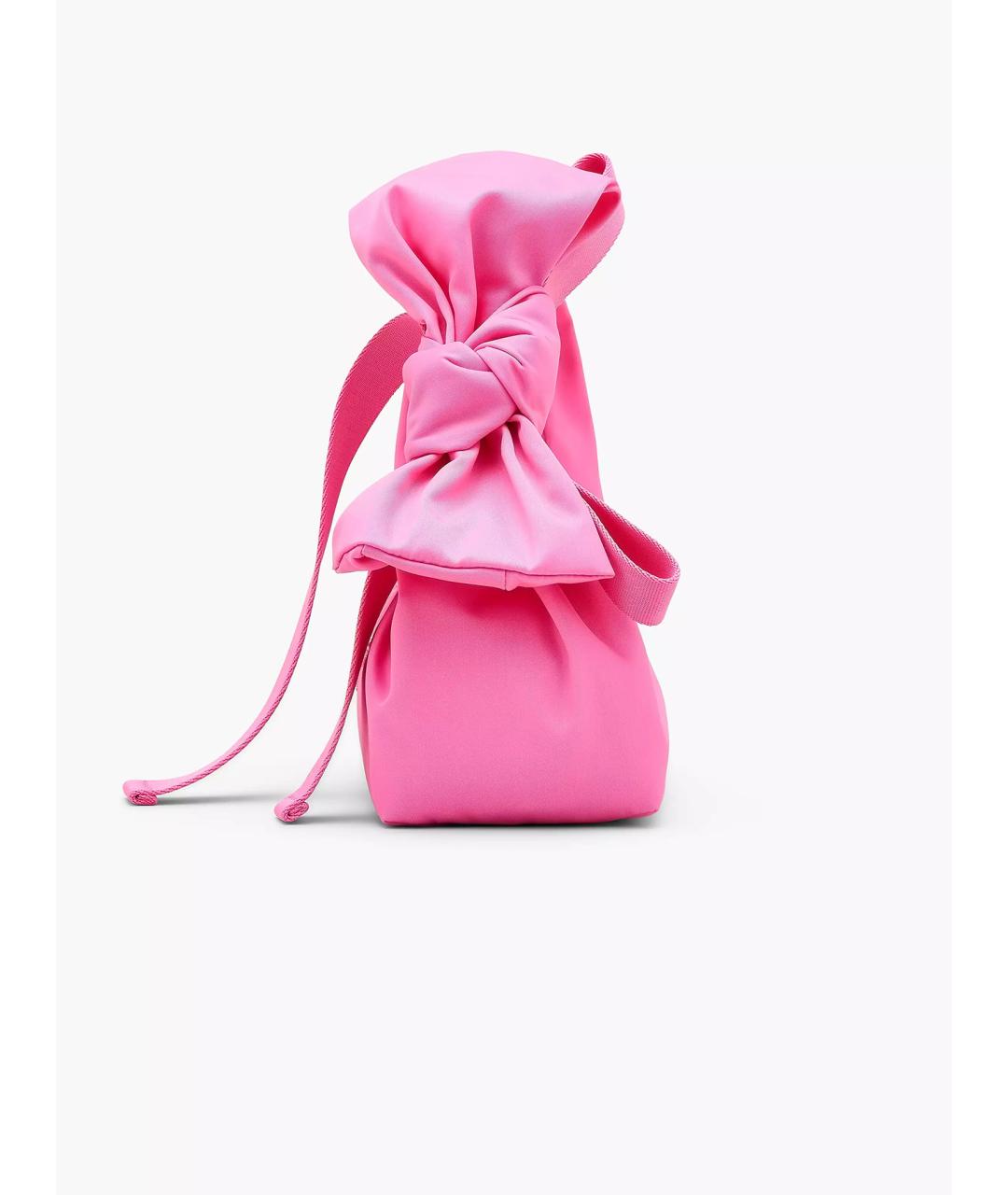 MARC JACOBS Розовая тканевая сумка с короткими ручками, фото 5