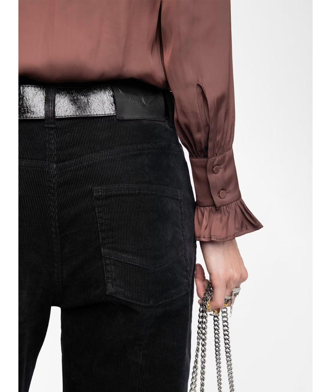 ZADIG & VOLTAIRE Коричневая полиэстеровая рубашка, фото 5