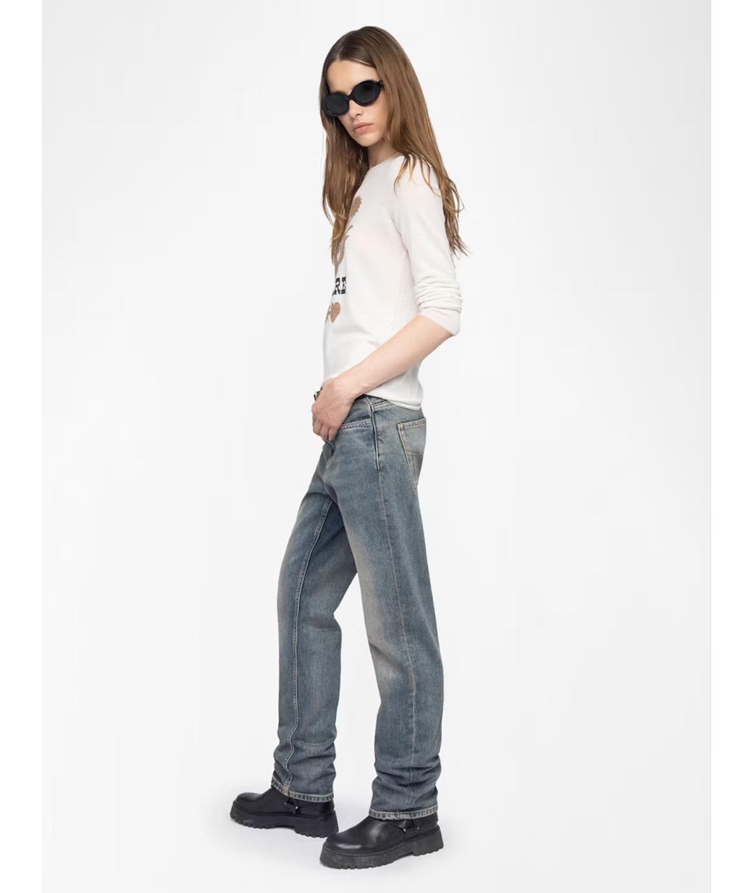 ZADIG & VOLTAIRE Белый шерстяной джемпер / свитер, фото 4