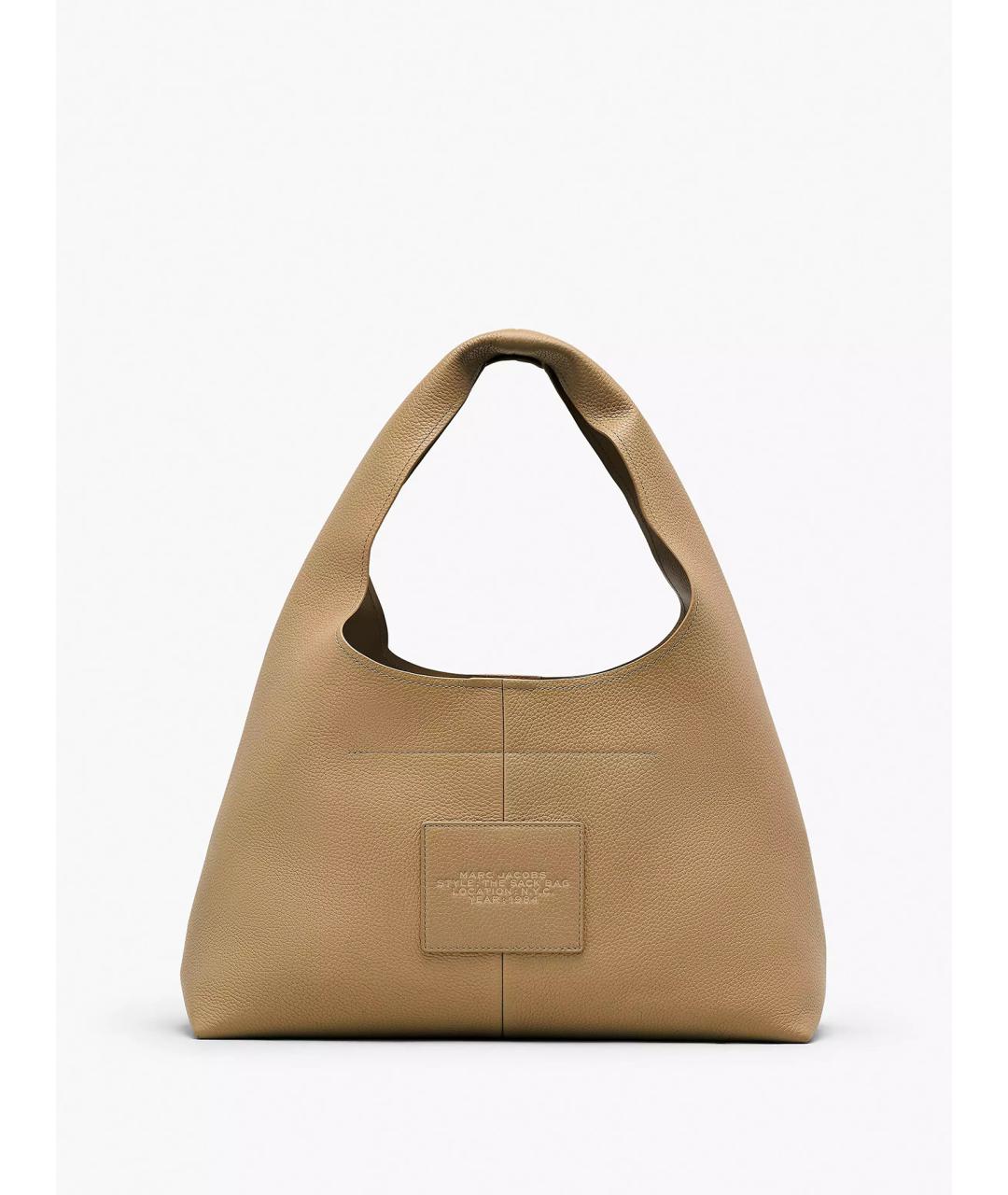 MARC JACOBS Бежевая кожаная сумка через плечо, фото 3