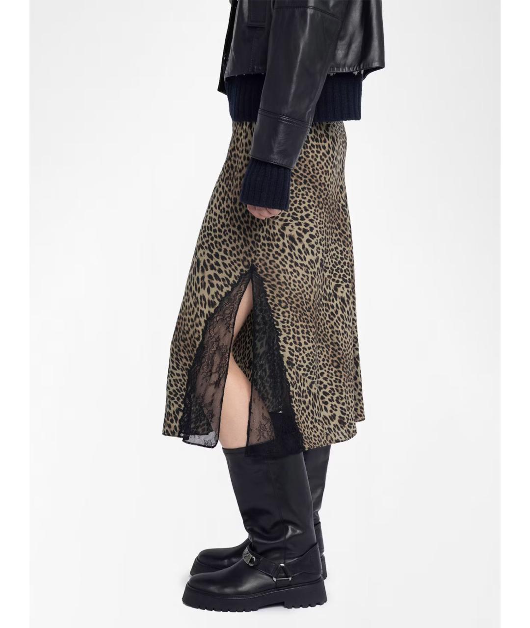 ZADIG & VOLTAIRE Вискозная юбка миди, фото 7