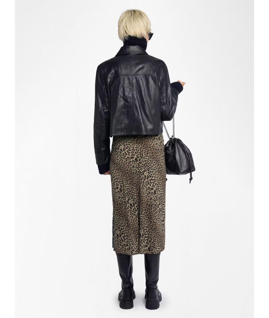 ZADIG & VOLTAIRE Вискозная юбка миди, фото 4