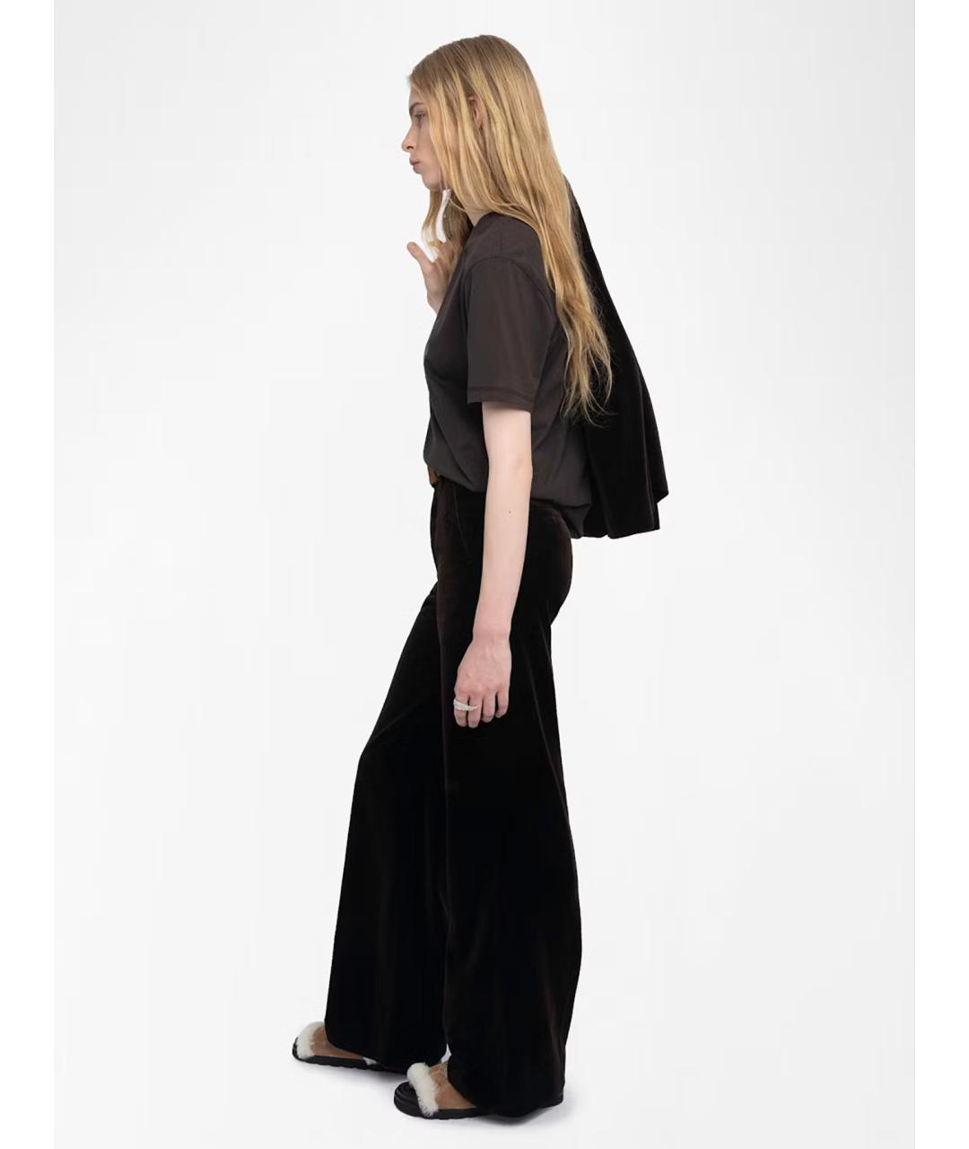 ZADIG & VOLTAIRE Черная хлопковая футболка, фото 4